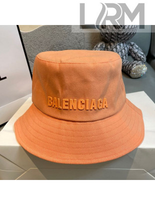 Balenciaga Canvas Bucket Hat  All Orange 2021
