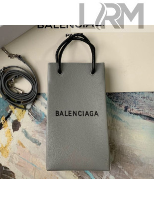 Balenciaga Water Bottle Mini Crossbody Bag Grey 2019