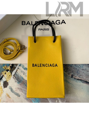 Balenciaga Water Bottle Mini Crossbody Bag Yellow 2019