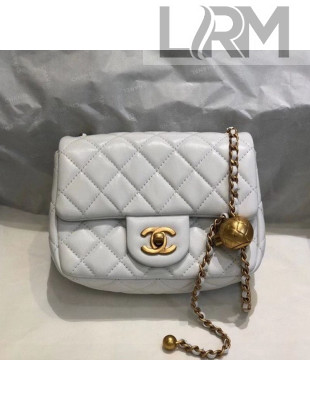 Chanel Lambskin & Gold-Tone Metal Flap Bag AS1786 White 2020 TOP