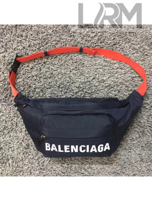 Balen...ga Wheel Nylon Belt Bag Blue/Red 2018