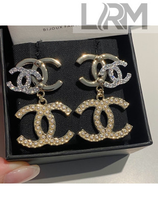 Chanel CC Short Earrings 2021 082548