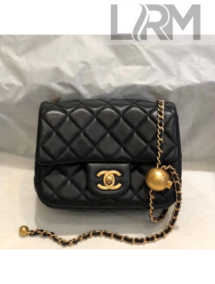 Chanel Lambskin & Gold-Tone Metal Flap Bag AS1786 Black 2020 TOP