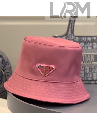 Prada Nylon Bucket Hat Pink 2021