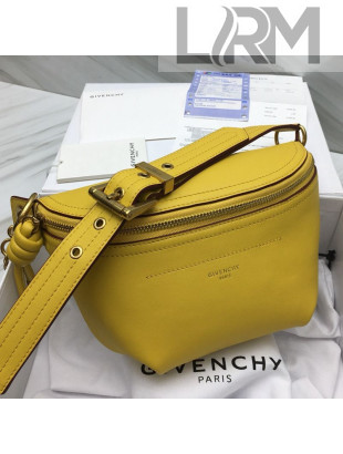 Givenchy Whip Blet Bag/Bumbag in Smooth Leather Yellow 2019