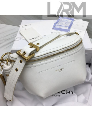 Givenchy Whip Blet Bag/Bumbag in Smooth Leather White 2019