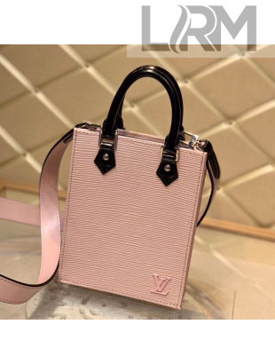 Louis Vuitton Petit Sac Plat Mini Tote Bag in Pink Epi Leather M69575 2020
