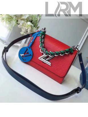 Louis Vuitton Short Chain Handle Epi Leather Twist PM Bag Red F/W 2018