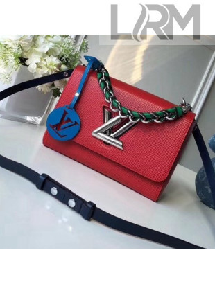 Louis Vuitton Short Chain Handle Epi Leather Twist MM Bag Red F/W 2018