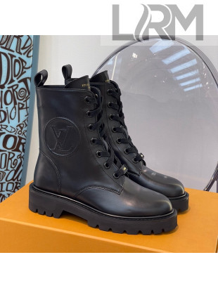 Louis Vuitton Territory Flat Range Calfskin Short Boots All Black 2021