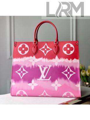 Louis Vuitton LV Escale Onthego Monogram Canvas Large Tote M45121 Red 2020