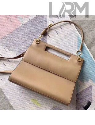 Givenchy Large Whip Top Handle Bag in Smooth Leather Taupe 2019