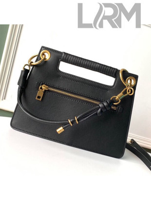 Givenchy Small Whip Top Handle Bag in Smooth Leather Black 2019