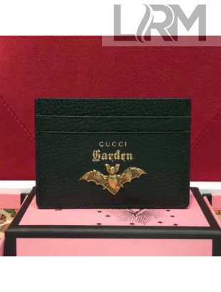 Gucci Garden Leather Card Case 319798 Green 2018