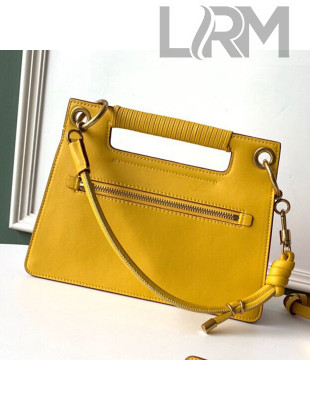 Givenchy Small Whip Top Handle Bag in Smooth Leather Yellow 2019