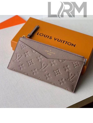 Louis Vuitton Pochette Mélanie BB Pouch in Beige Monogram Leather M68714 2020