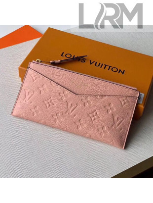 Louis Vuitton Pochette Mélanie BB Pouch in Pink Monogram Leather M68712 2020