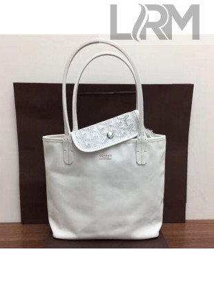 Goyard Reversible Mini Shopping Tote Bag White 2019