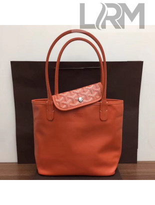 Goyard Reversible Mini Shopping Tote Bag Orange 2019