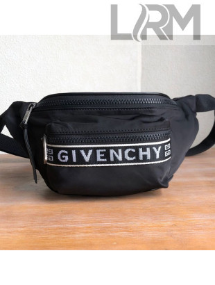 Givenchy Nylon Logo Band Belt Bag Black 2019