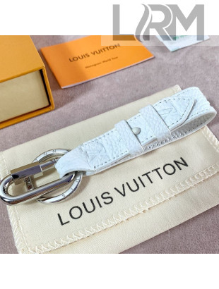 Louis Vuitton Harness Monogram Leather Bag Charm and Key Holder White 2021