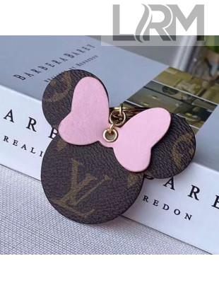 Louis Vuitton Mickey Mouse Bag Charm and Key Holder Pink 2019