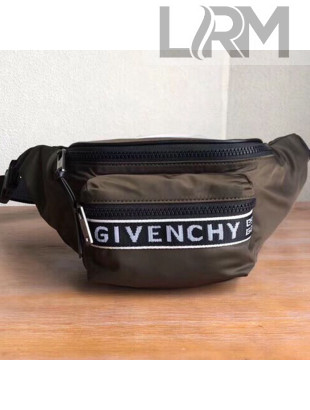 Givenchy Nylon Logo Band Belt Bag Army Green 2019