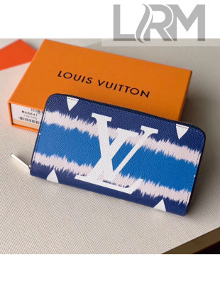 Louis Vuitton Monogram canvas LV Escale Zippy Wallet M68841 Blue 2020