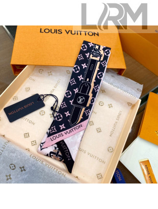 Louis Vuitton Perfect Match Silk Bandeau Scarf 8x120cm Pink 2021 07