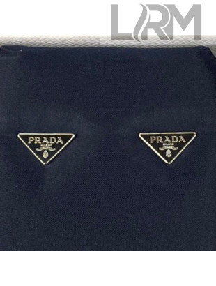 Prada Symbole Stud Earrings Black 2021