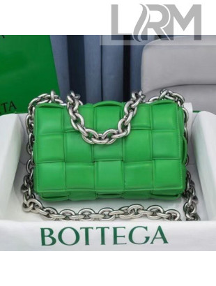 Bottega Veneta The Chain Cassette Cross-body Bag Racing Green 2021