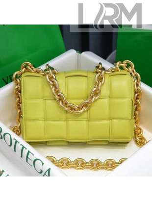 Bottega Veneta The Chain Cassette Cross-body Bag Yellow 2021