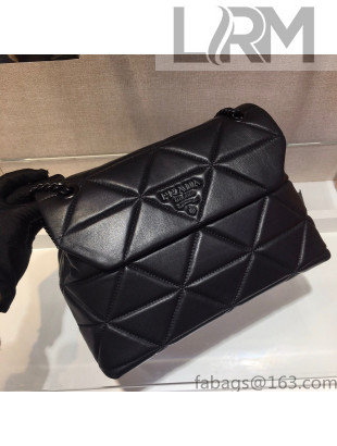 Prada Large Nappa Leather Prada Spectrum Bag 1BD231 Black 2022