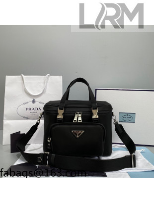 Prada Nylon Vanity Case Bag Black 2021