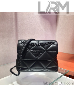 Prada Small Nappa Leather Prada Spectrum Bag 1BD232 Black 2022