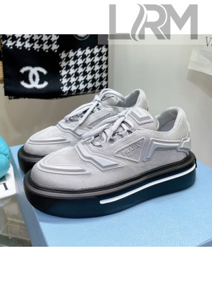 Prada Fabric Sneakers Grey 2021 112405