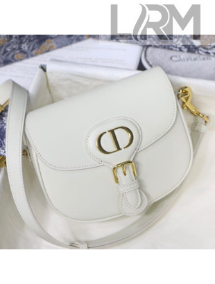 Dior Small Bobby Calfskin Shoulder Bag White 2020