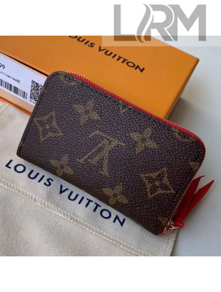 Louis Vuitton Zippy Multicartes Card Holder M61299 Red 2019