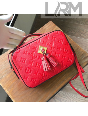 Louis Vuitton Saintonge Tassel Handbag M44606 Red 2019