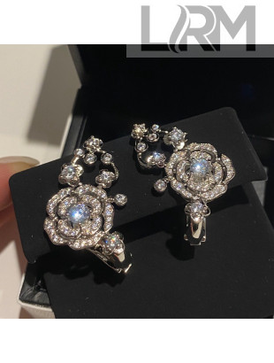 Chanel Crystal Camellia Earrings CHE220120016 Silver 2022