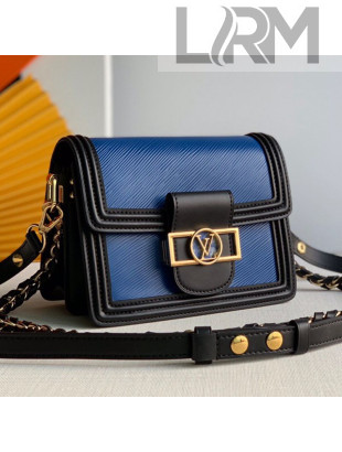 Louis Vuitton Mini Dauphine Epi Leather Shoulder Bag M90499 Blue 2019