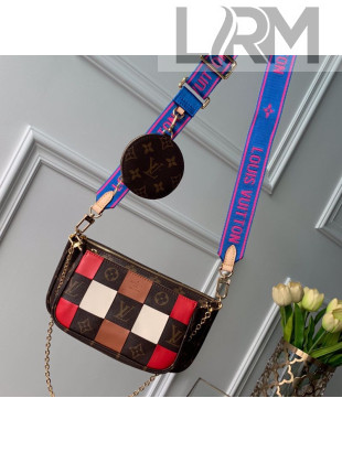 Louis Vuitton Multi-Pochette Accessoires Triple Damier Monogram Canvas Shoulder Bag M44813 07