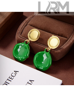 Bottega Veneta Earrings BVE2212123 Green/Gold 2022