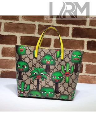 Gucci Children's GG Smiling Plants Tote Bag ‎410812 2019