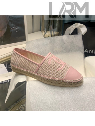 Chanel Lambskin Espadrilles Light Pink  2021 21092315