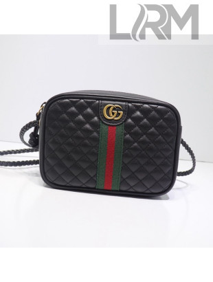 Gucci Ophidia Leather Shoulder Bag 536441 Black 2020