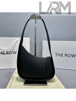 The Row Half Moon Calfskin Shoulder Bag 1811 Black 2021
