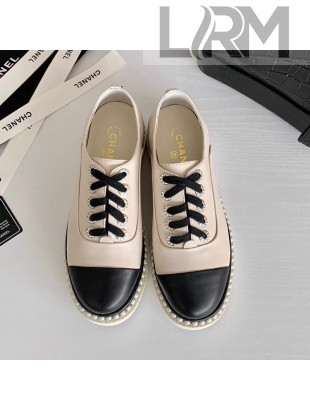 Chanel Pearl Calfskin Sneakers 2020