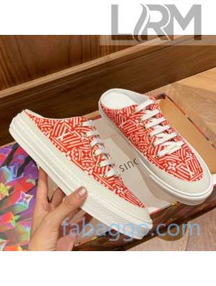 Louis Vuitton Crafty Stellar Open Back Sneakers Red/White 2020