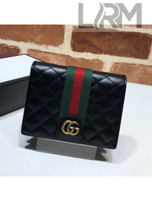 Gucci Ophidia Leather Wallet 536453 Black 2020